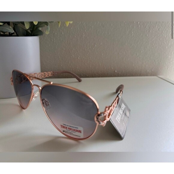 True Religion Aviator Sunglasses No. TR11940 ✨NEW WITH TAGS✨ - Picture 4 of 10